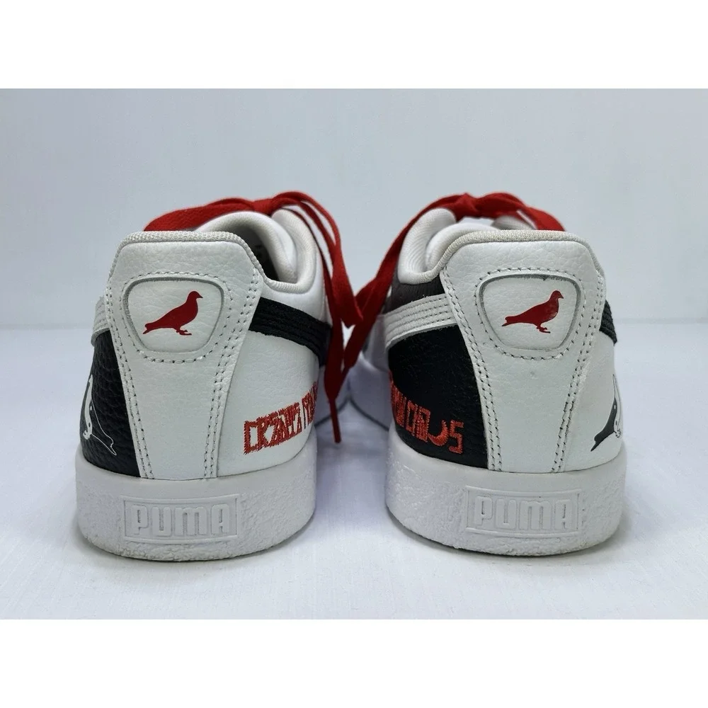 Puma Clyde x Staple Create From Chaos V2 Mens 12 White Black Sneakers 387494-01